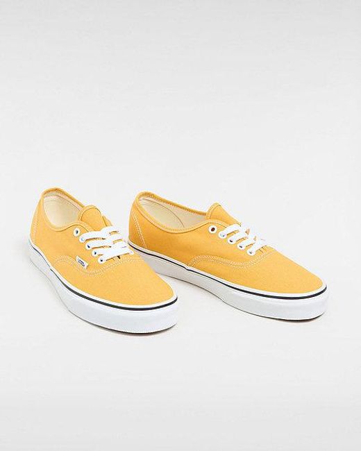 Vans Yellow Color Theory Authentic Shoes