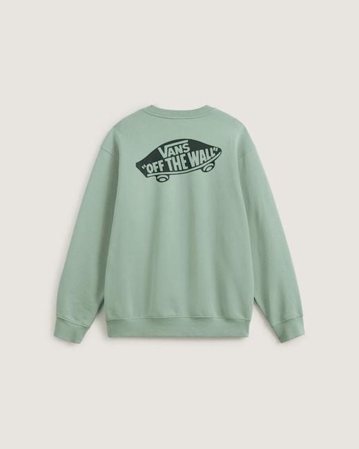 Vans Green Style 76 Loose Fit Crew Sweatshirt for men