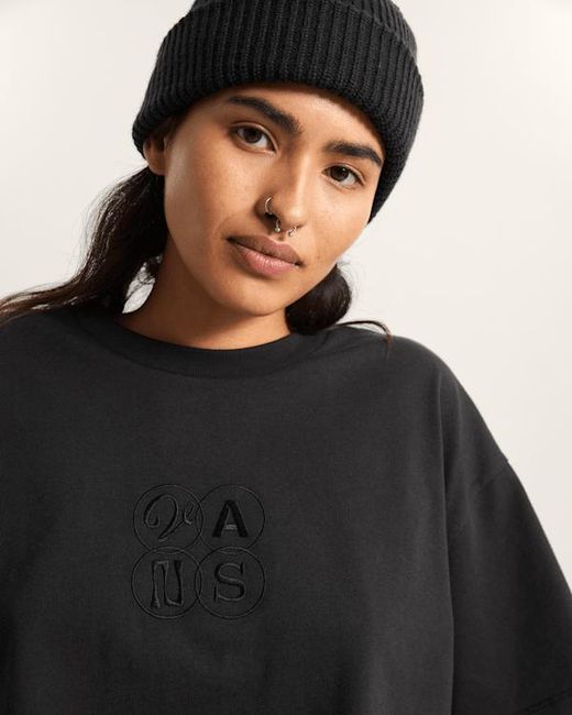 Vans Black Ellipse Relax Crop T-Shirt