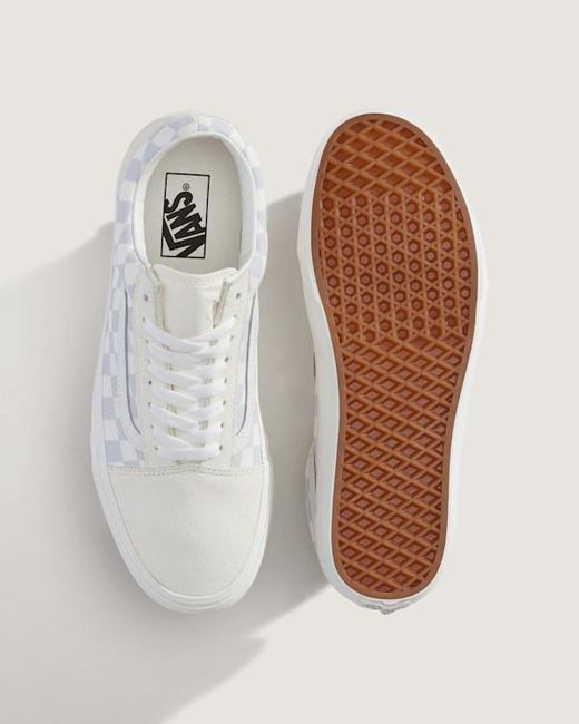 Vans Old Skool Checkerboard Schuhe, Herren, Größe in Natural für Herren