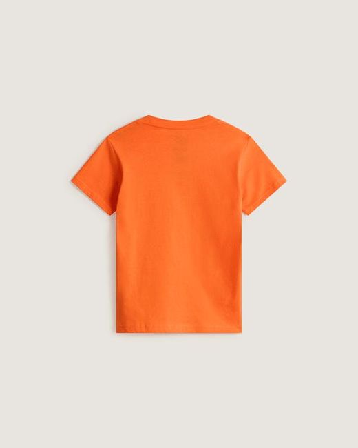 Vans Orange Kids Stretch Logo T-Shirt (8-14 Years)