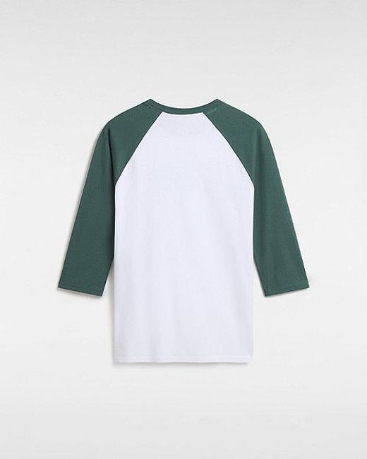 Vans Green Classic Raglan T-shirt for men