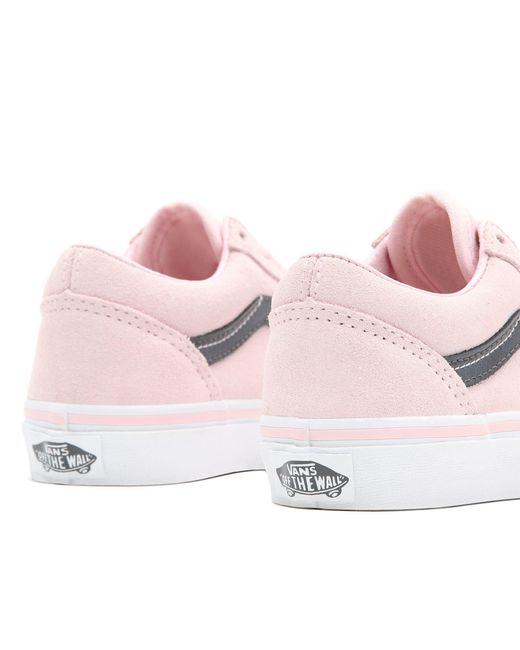 vans rose daim