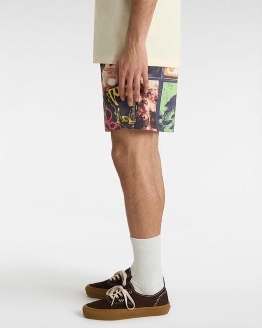 Vans Primary Crazy Print Boardshorts, Herren, Größe in White für Herren