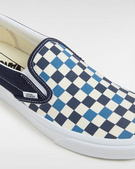 Vans Blue Classic Slip-On Shoes for men