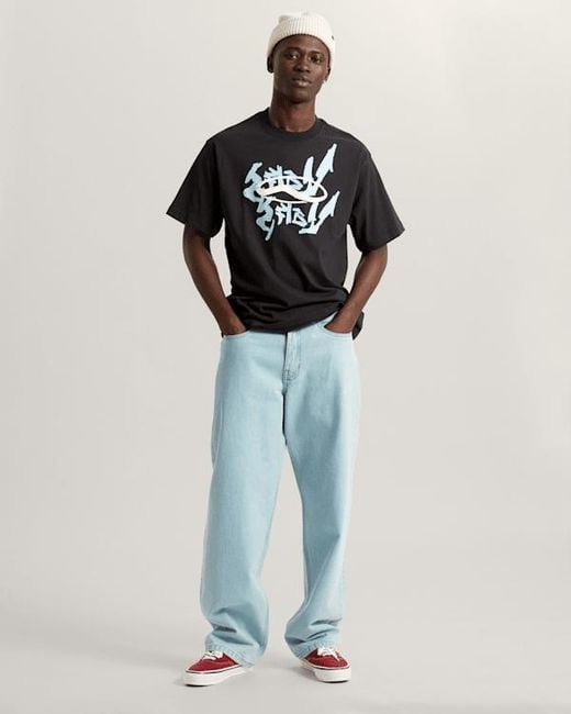 Vans Black Mirror V Loose Short Sleeves for men
