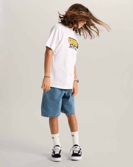 Vans White Kids By Graff T-Shirt (8-14 Years)