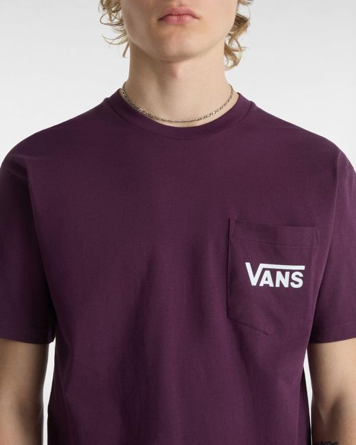 Vans Classic Back T-shirt in Purple für Herren