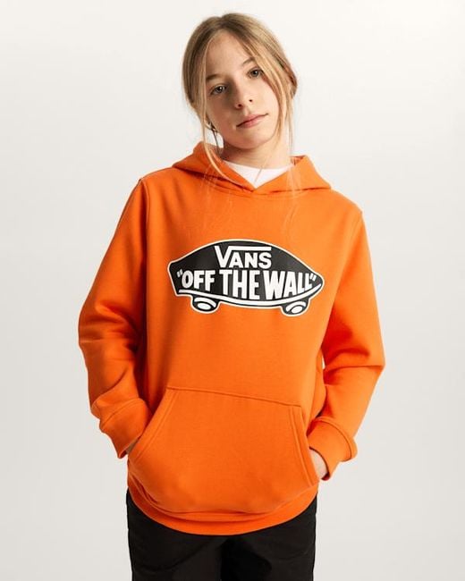 Vans Orange Style 76 Pullover Hoodie (8-14 Years)