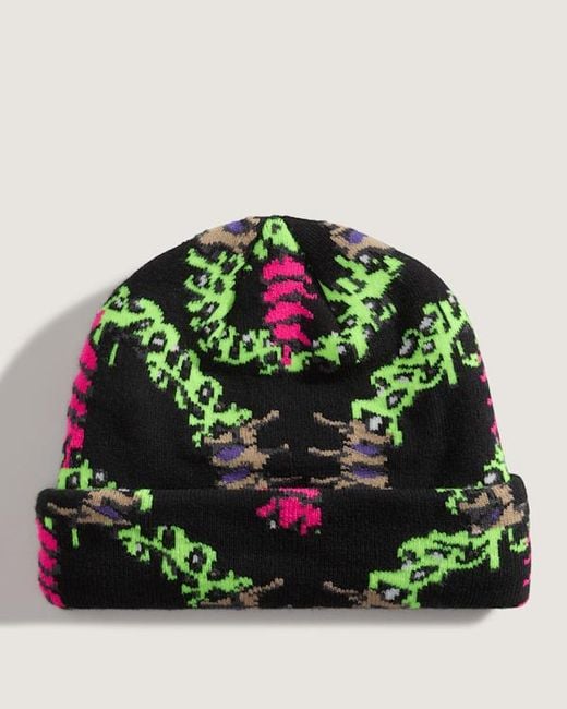 Vans Green Premium Wreckpack Claw Peace Beanie for men