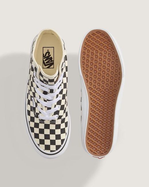 Vans Natural Authentic Hi 2.0 Checkerboard Shoes for men