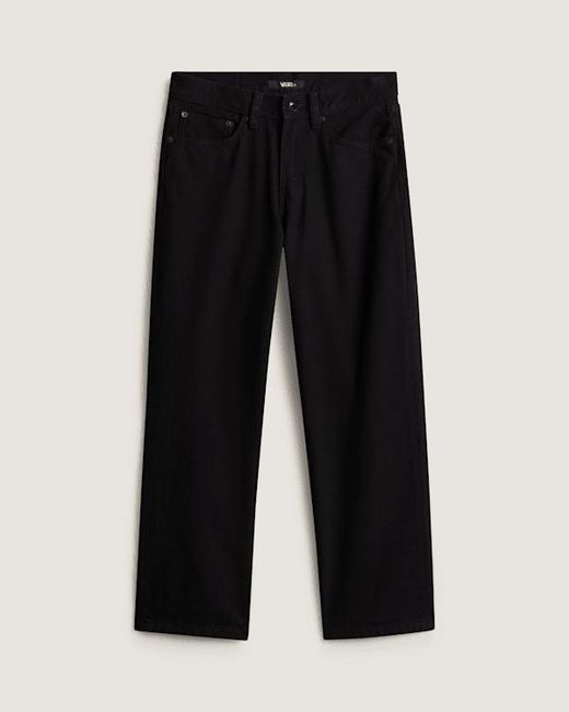 Vans Black Check-5 Mid Rise Straight Trousers