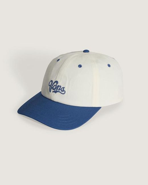 Vans Blue Lefty Script Curved Bill Jockey True for men