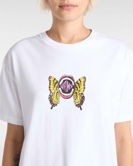 Camiseta Ethereal, Mujer, Talla Vans de color White