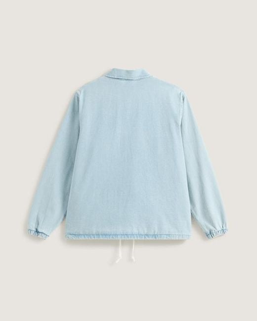 Vans Blue Premium Denim Torrey Coaches Jacket for men