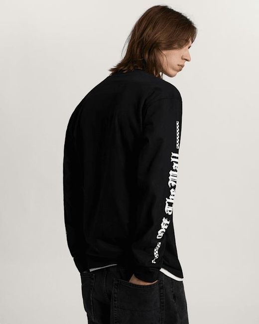Vans Black X Travis Barker Long Sleeve T-Shirt for men