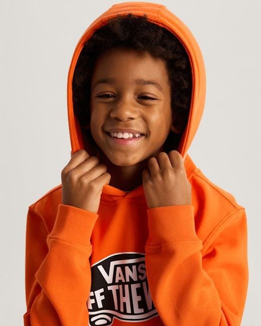 Vans Orange Style 76 Pullover Hoodie (8-14 Years)