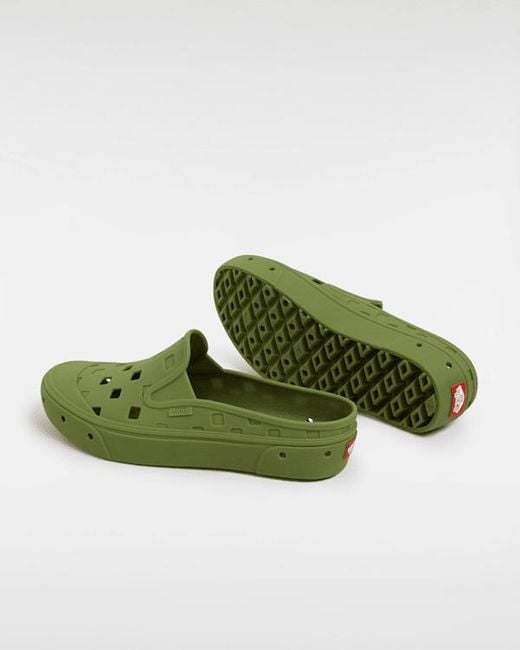Vans Green Mte Slip-On Mule Trk Schuhe, Herren, Größe