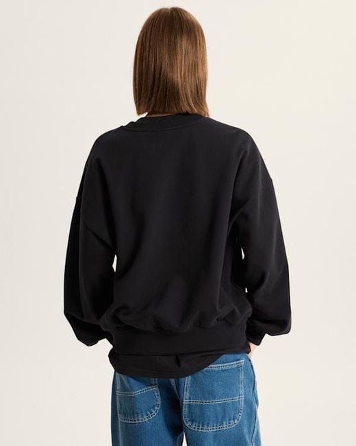 Vans Leopard Oval Sweater Met Ronde Hals, Vrouw, Grootte in het Black