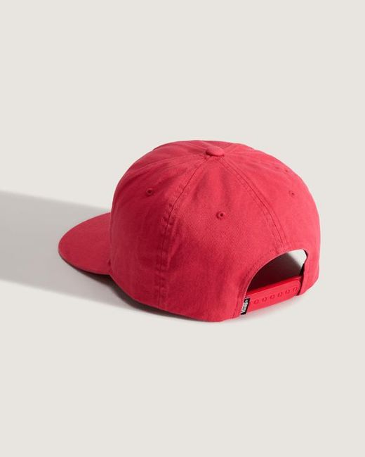 Vans Pink Classic Snapback Hat for men
