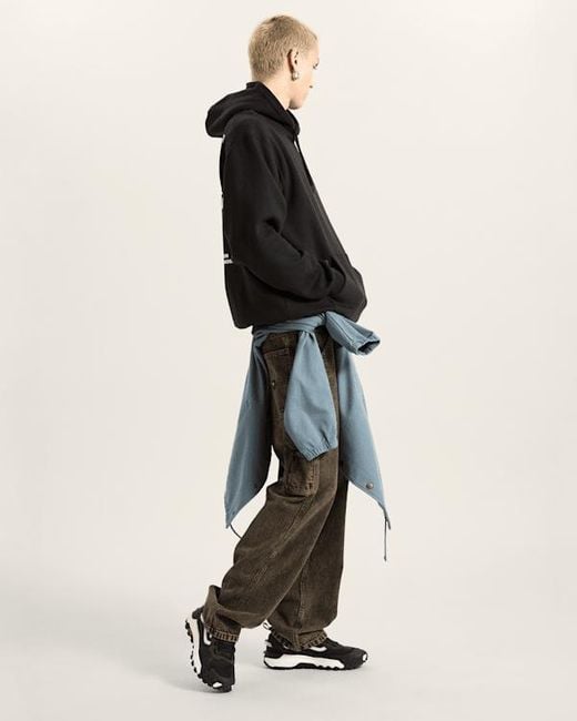 Felpa Con Cappuccio Stockpile, Uomo, Taglia di Vans in Black da Uomo