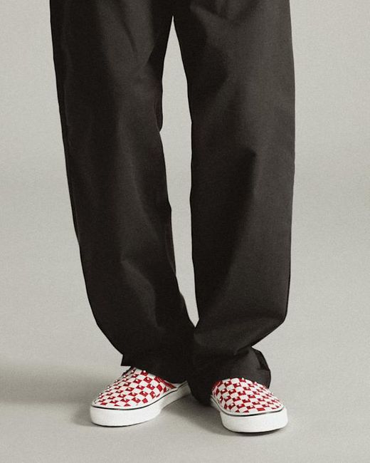 Vans Slip-On Checkerboard Rhinestone Schuhe, Herren, Größe in White für Herren