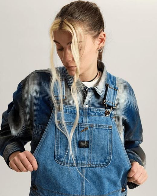 Vans Blue Chore Denim Overall