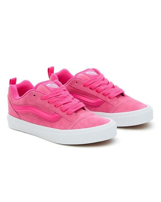 Vans Pink Knu Skool Shoes