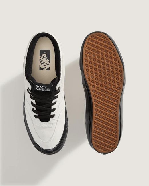 Vans White Premium Half Cab Shoes for men