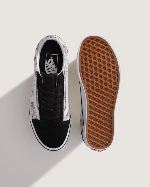 Vans White Youth Old Skool Shoes (8-14 Years)