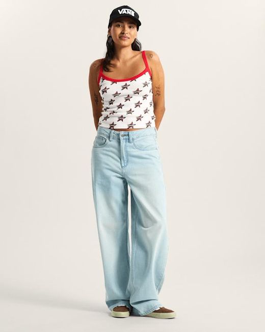 Vans White Kiki Cami Tank Top