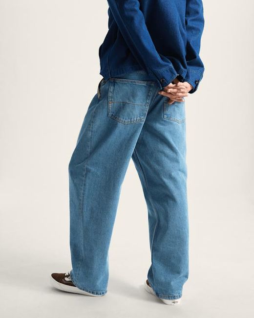 Vans Check-5 Baggy Denim Hose, Herren, Größe in Blue für Herren