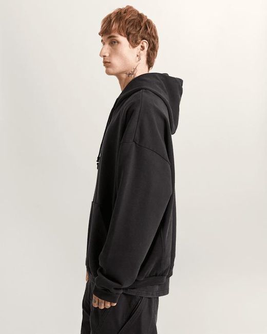 Vans Black Act Of Disagreement Oval Logo Hoodie for men