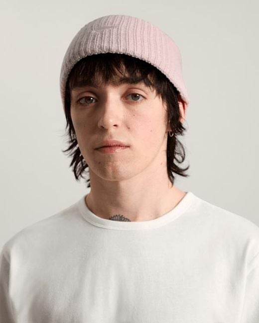 Vans Pink Densmore Wide Cuff Beanie for men