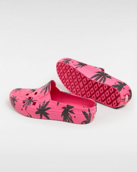 Vans Pink Slip-on Mule Trk Surf Essentials Schuhe