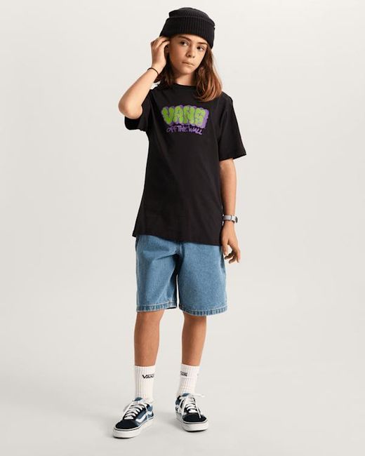 Vans Black Kids By Graff T-Shirt (8-14 Years)