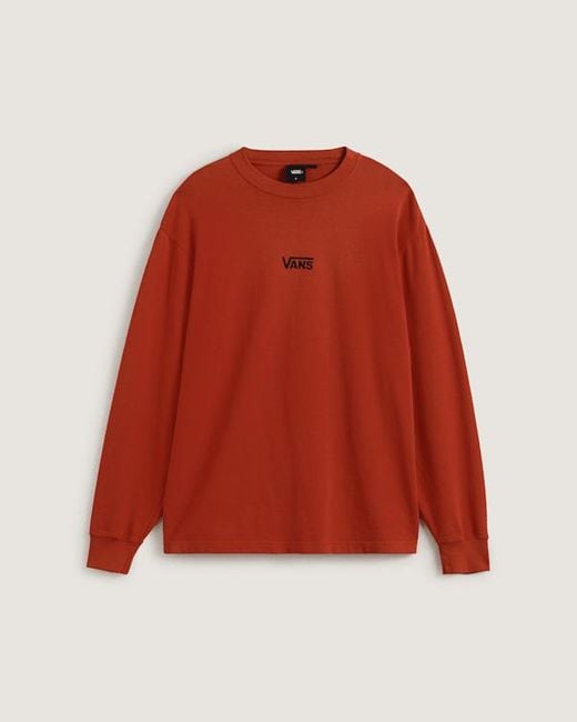 Vans Premium Langarm-T-Shirt Mit Grafik, Herren, Größe in Red für Herren