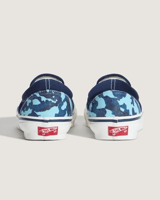 Vans Blue Premium Classic Slip-On Shoes for men