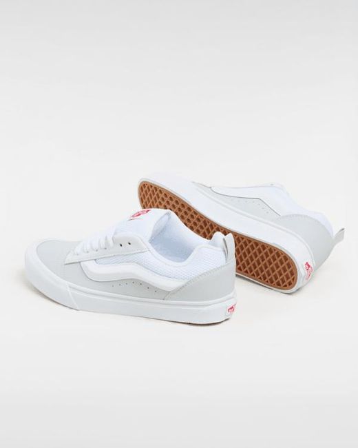 Vans White Knu Skool Shoes for men