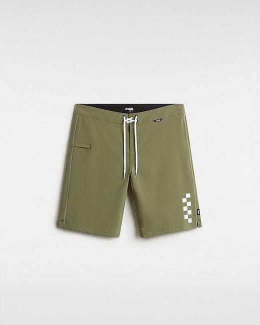 Vans Green The Daily Solid Boardshorts for men
