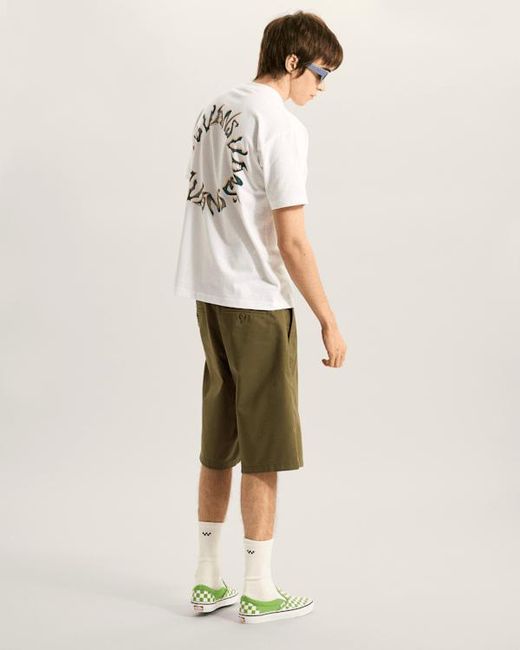 Vans Green Shorts Authentic Chino for men