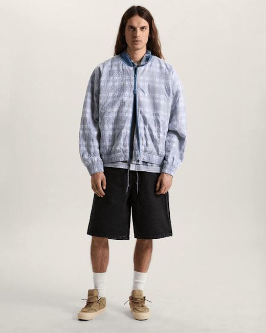Vans Blue Otw X Tdc Double Layered Bomber Jacket Deep for men