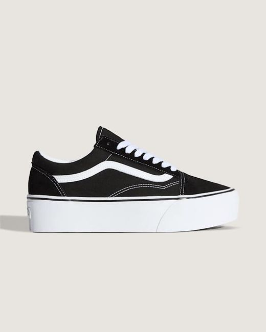 Vans Old Skool Platform Schuhe, Herren, Größe in White für Herren