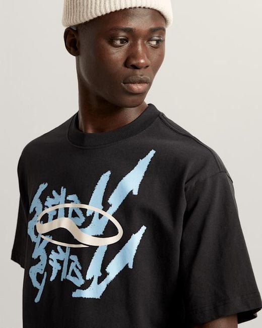 Vans Black Mirror V Loose Short Sleeves for men