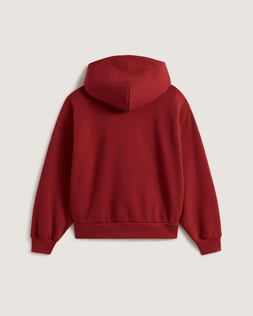 Vans Red Retro Sport Pullover Poppy Ember
