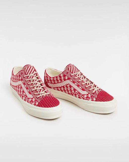 Vans Pink Premium Old Skool Shoes for men