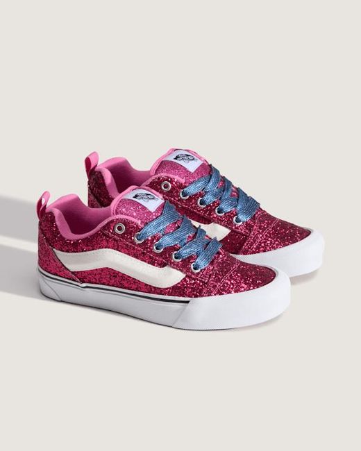 Vans Pink Knu Skool Shoes for men
