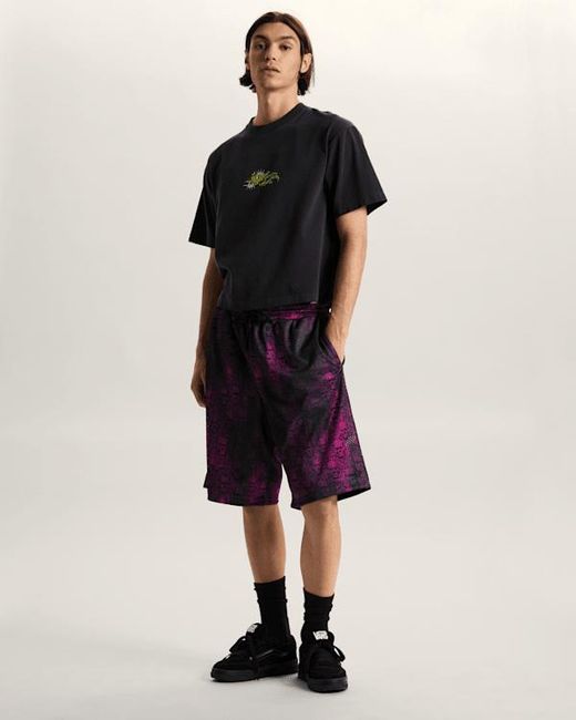 Vans Purple Mesh Wreckpack Shorts for men