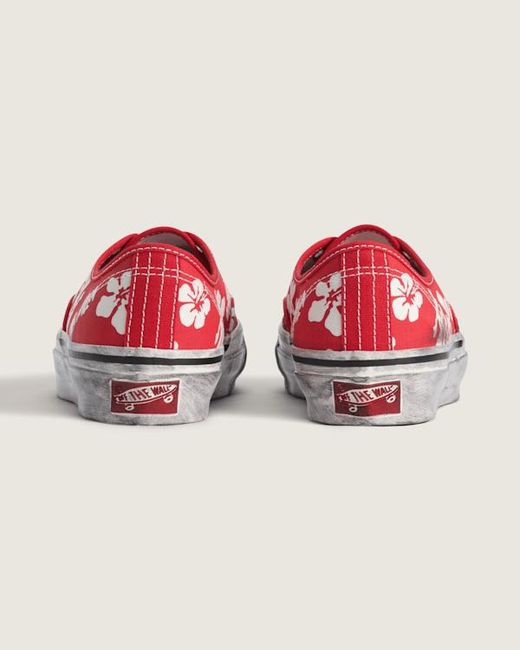 Vans Red Premium Authentic Shoes for men