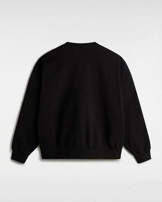 Vans Premium Logo Sweatshirt Met Ronde Hals in het Black